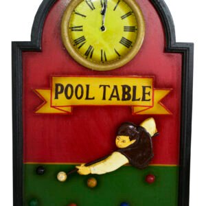 Quadro Relógio Pool Table
