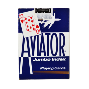 Baralho Aviator Jumbo Azul-original
