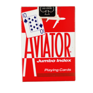 Baralho Aviator Jumbo Vermelho - original