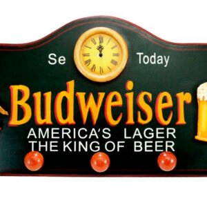Quadro c/Relógio Budweiser