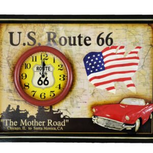 Quadro de Madeira U.S. Route 66
